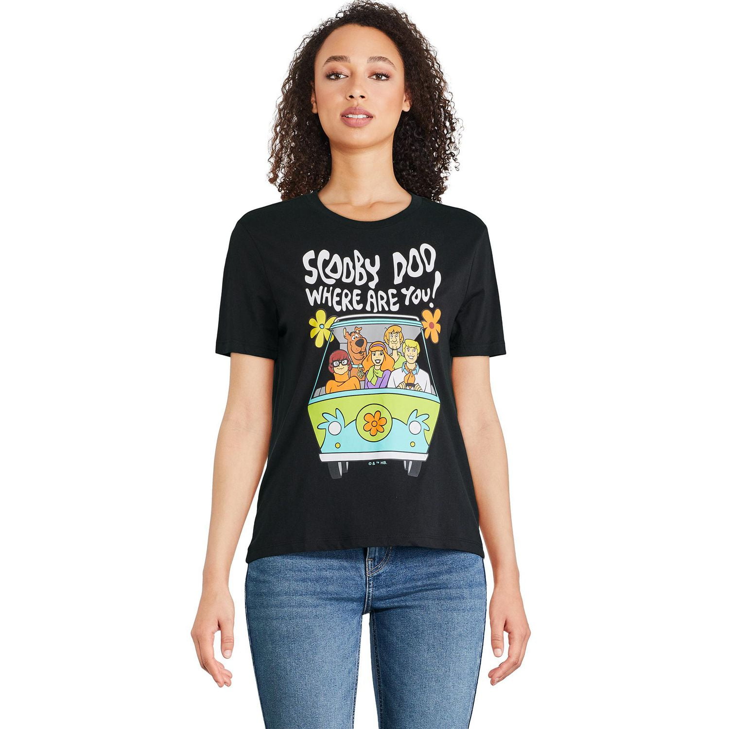 Scooby-Doo Women's Short Sleeve Tee, Sizes XS-XL