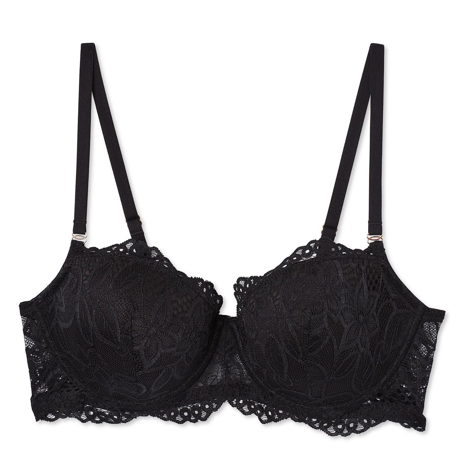Soutien-gorge rembourré en dentelle George pour femmes Tailles 34A-40D