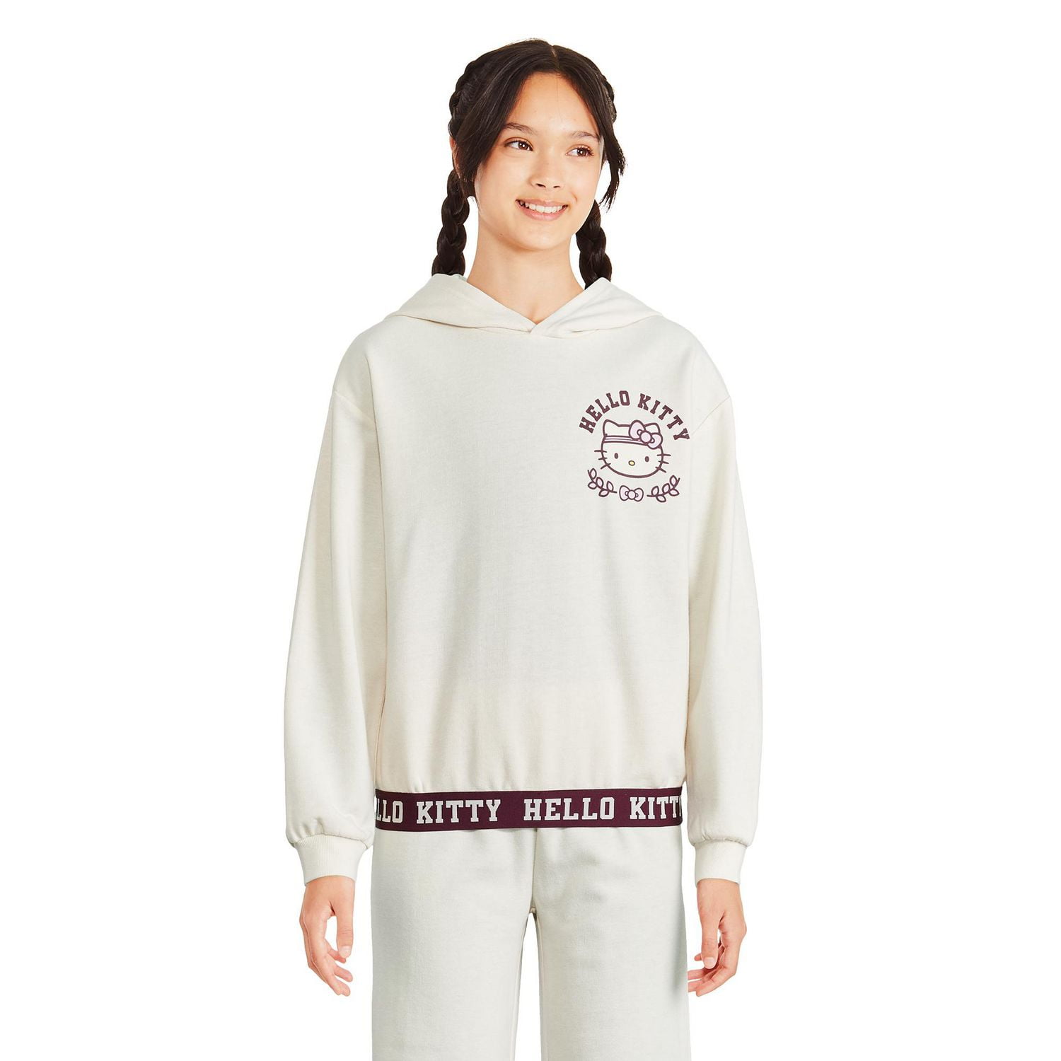 Chandail à capuchon Hello Kitty pour filles