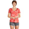 thumbnail image 1 of George Women's Voop Neckline Tee, 1 of 6