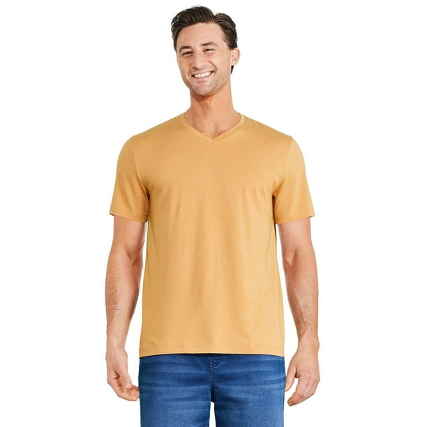George Men's Stretch V-Neckline Tee - Walmart.ca