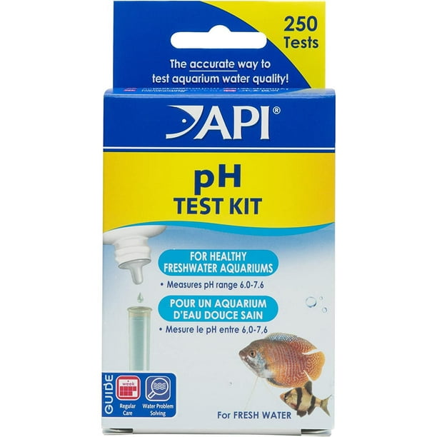 Kit de bandelettes de test de PH pour aquarium, eau douce et salée