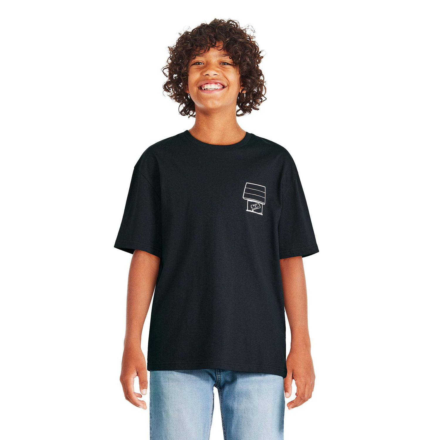 T-shirt à manches courtes Dogg Supply pour garçons Tailles TP–TG