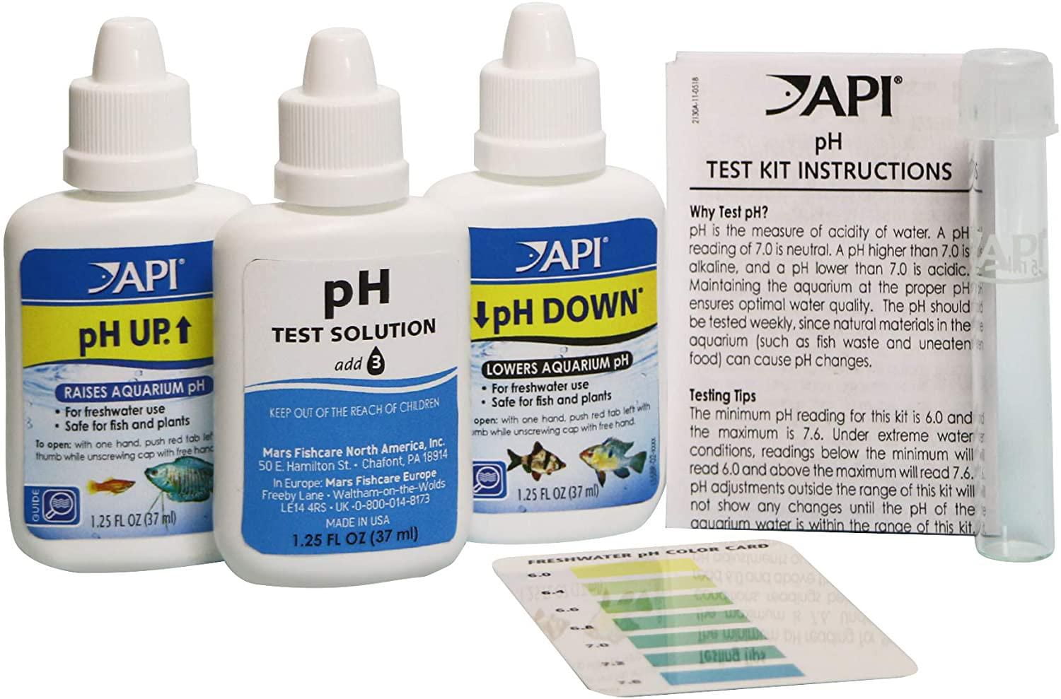 Aquarium ph hot sale test kit