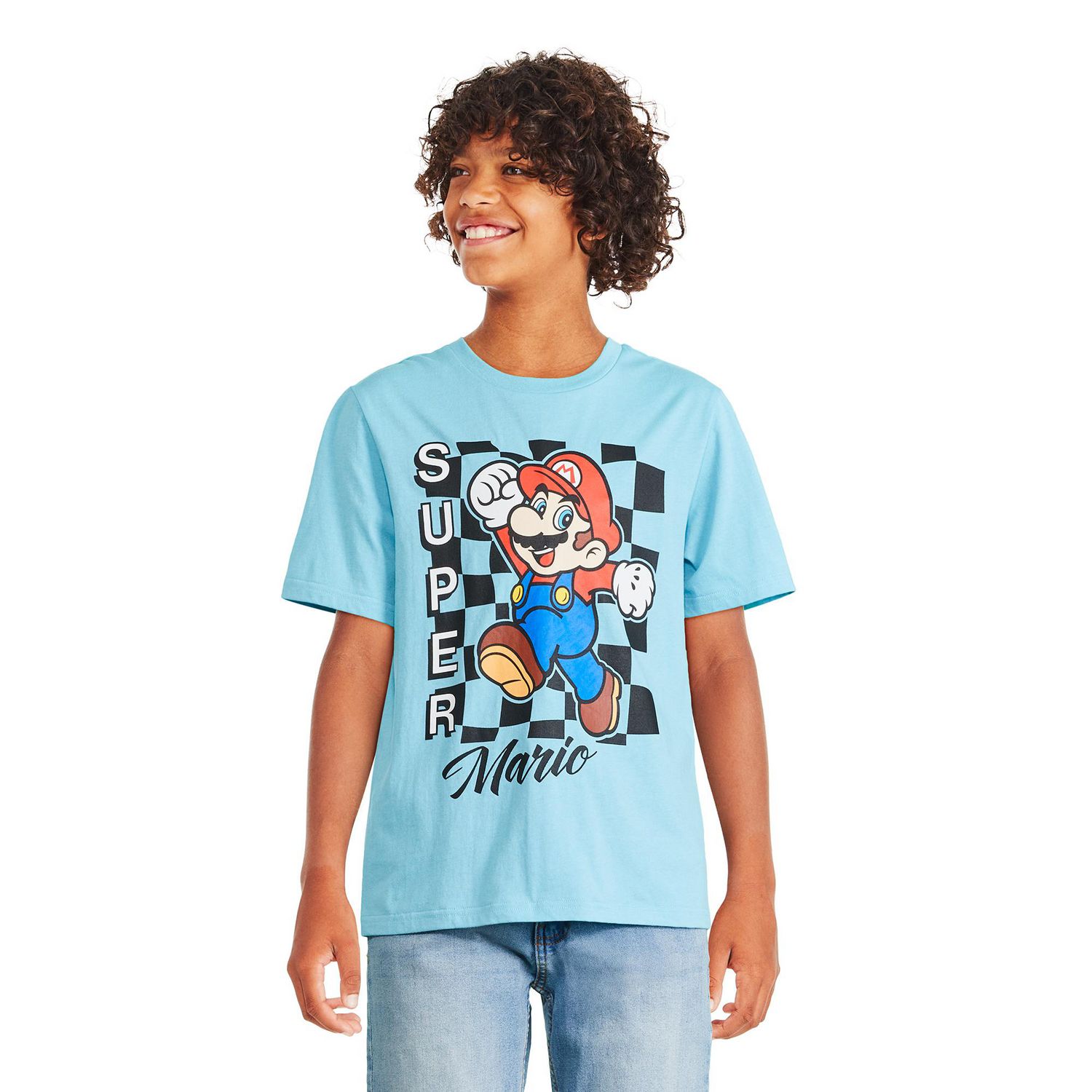 Super Mario Boys' Short Sleeve Tee