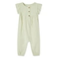 thumbnail image 1 of Barboteuse chiffonnée George pour bébés filles, 1 of 2