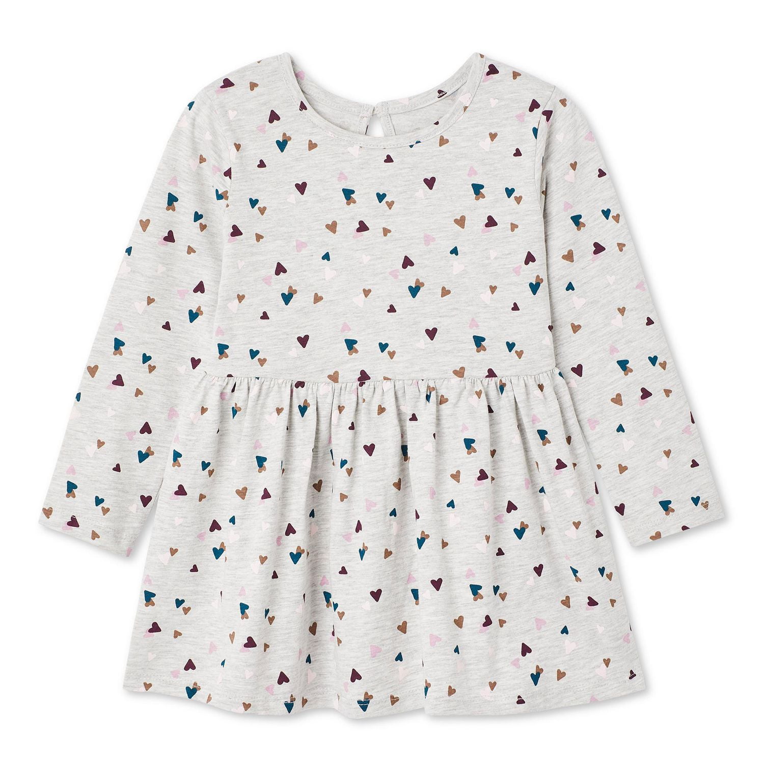George Toddler Girls' Long Sleeve Dress, Sizes 2T-5T