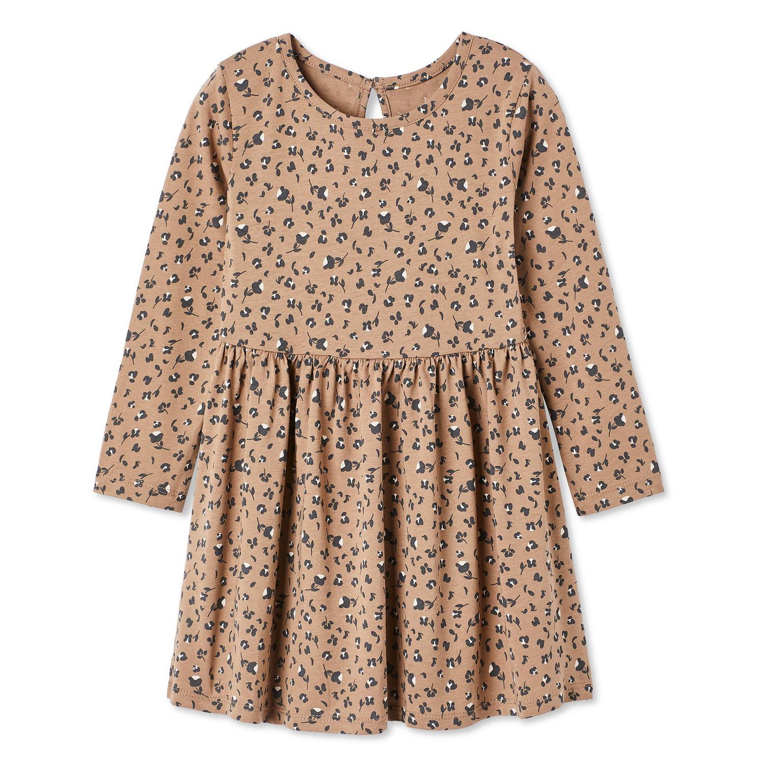 Robe à manches longues George pour petites filles Tailles 2T-5T