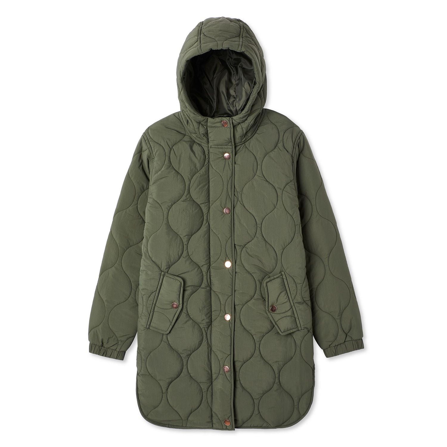 Manteau de transition à coupe longue George pour filles Tailles TP–TG