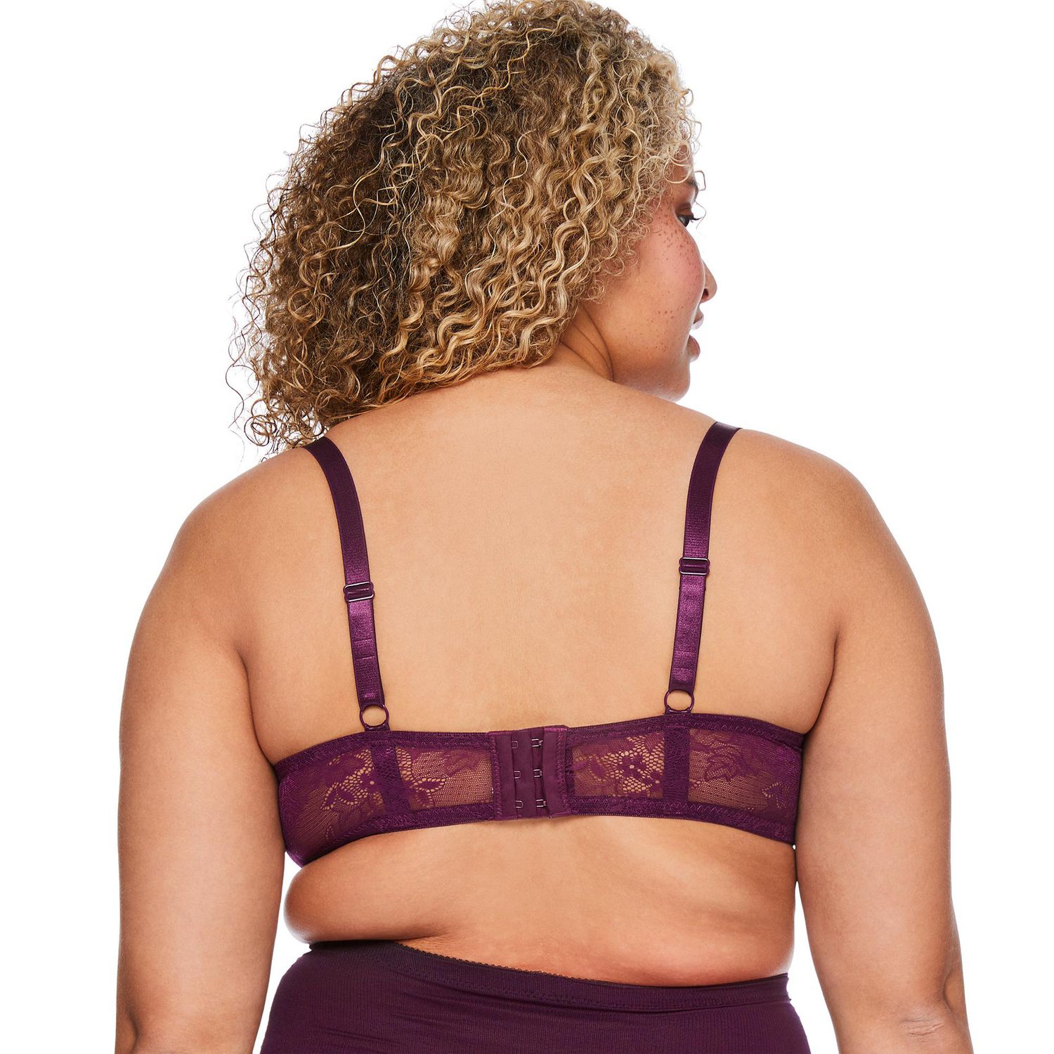 Soutien-gorge pigeonnant moulé en dentelle George Plus pour femmes