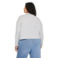 thumbnail image 3 of George Women's Plus Hacci Cardigan, 3 of 6