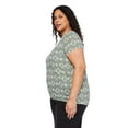 thumbnail image 2 of George Women's Plus V-Neckline Tee, 2 of 6