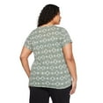 thumbnail image 3 of George Women's Plus V-Neckline Tee, 3 of 6