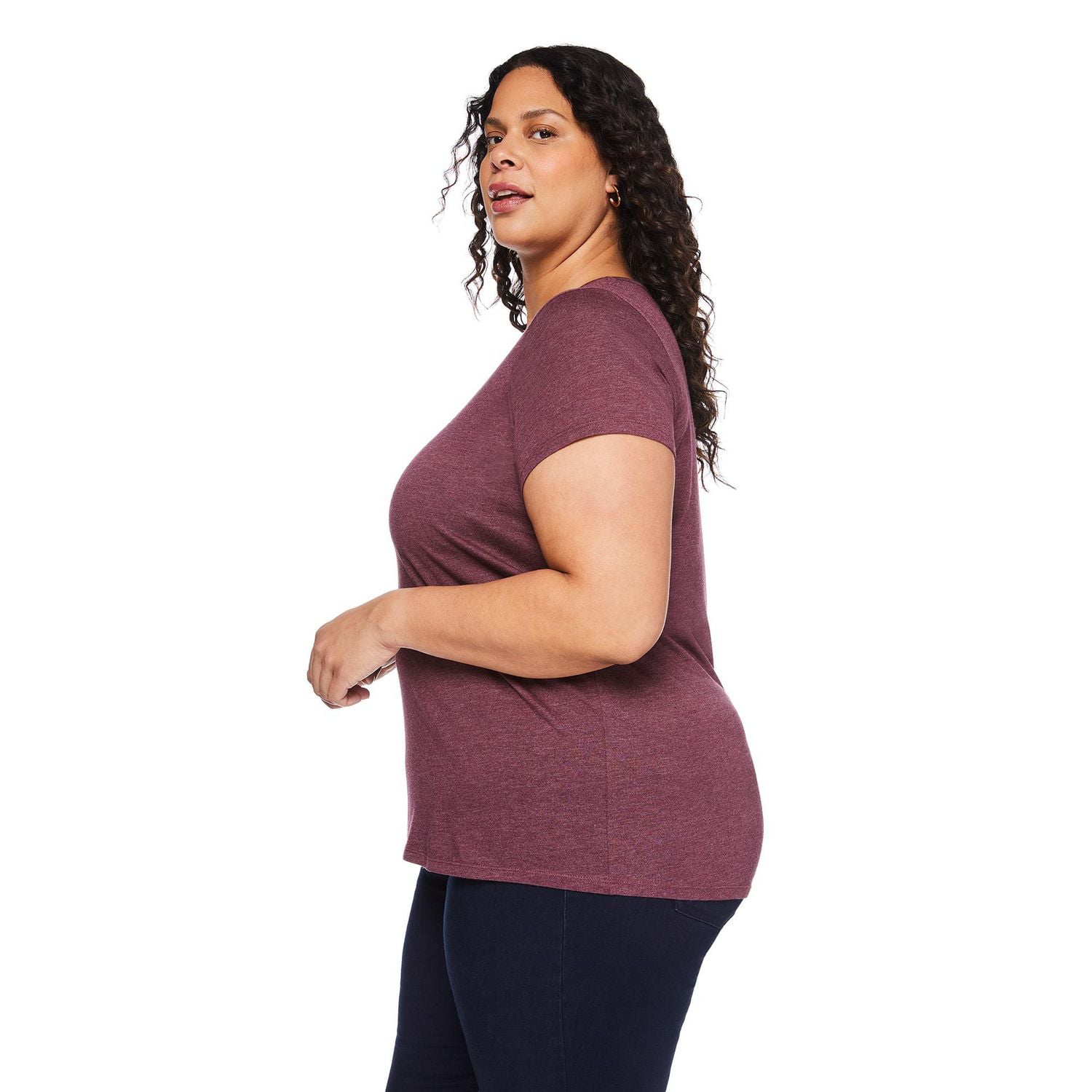 George Women's Plus V-Neckline Tee