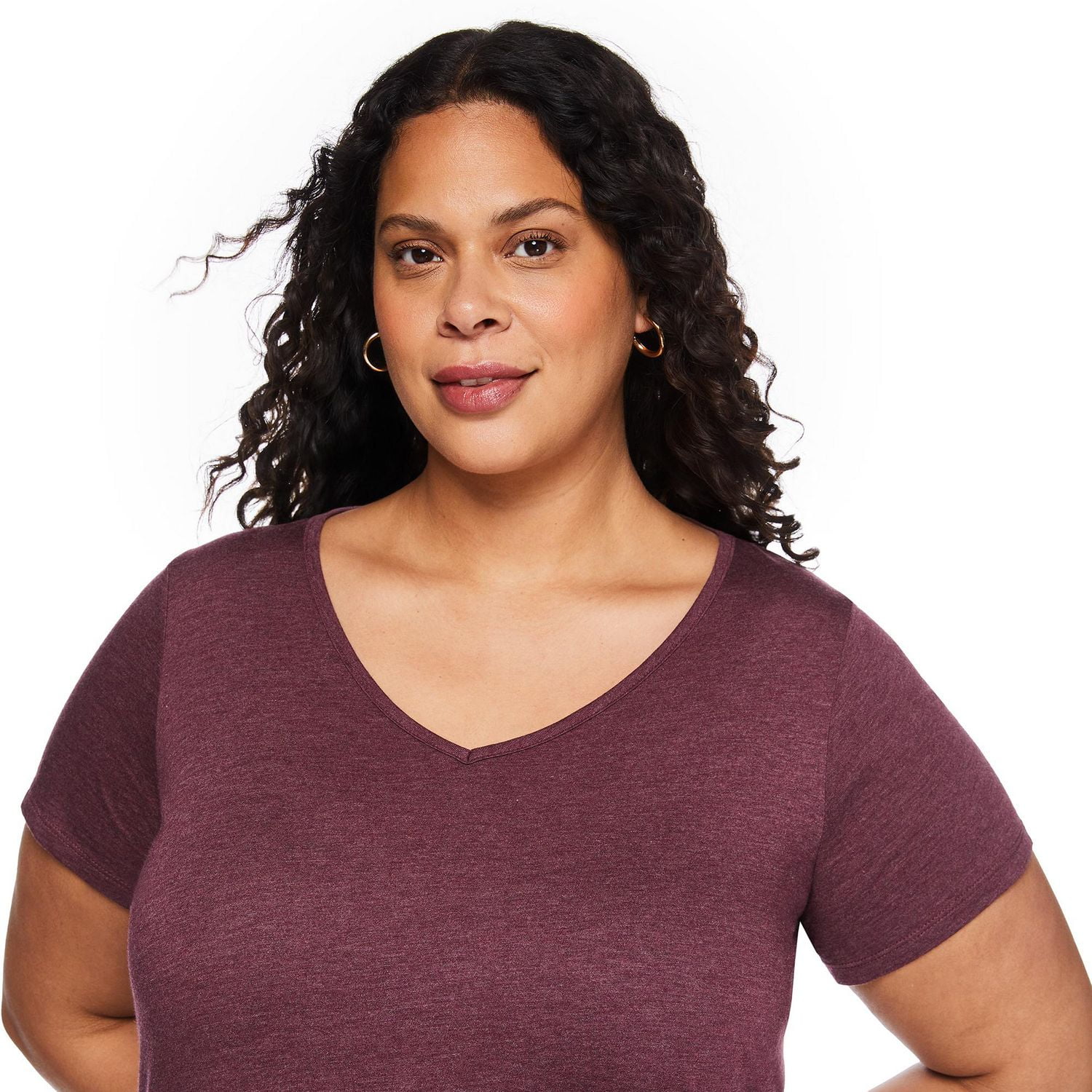 George Women's Plus V-Neckline Tee