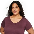 thumbnail image 4 of George Women's Plus V-Neckline Tee, 4 of 6