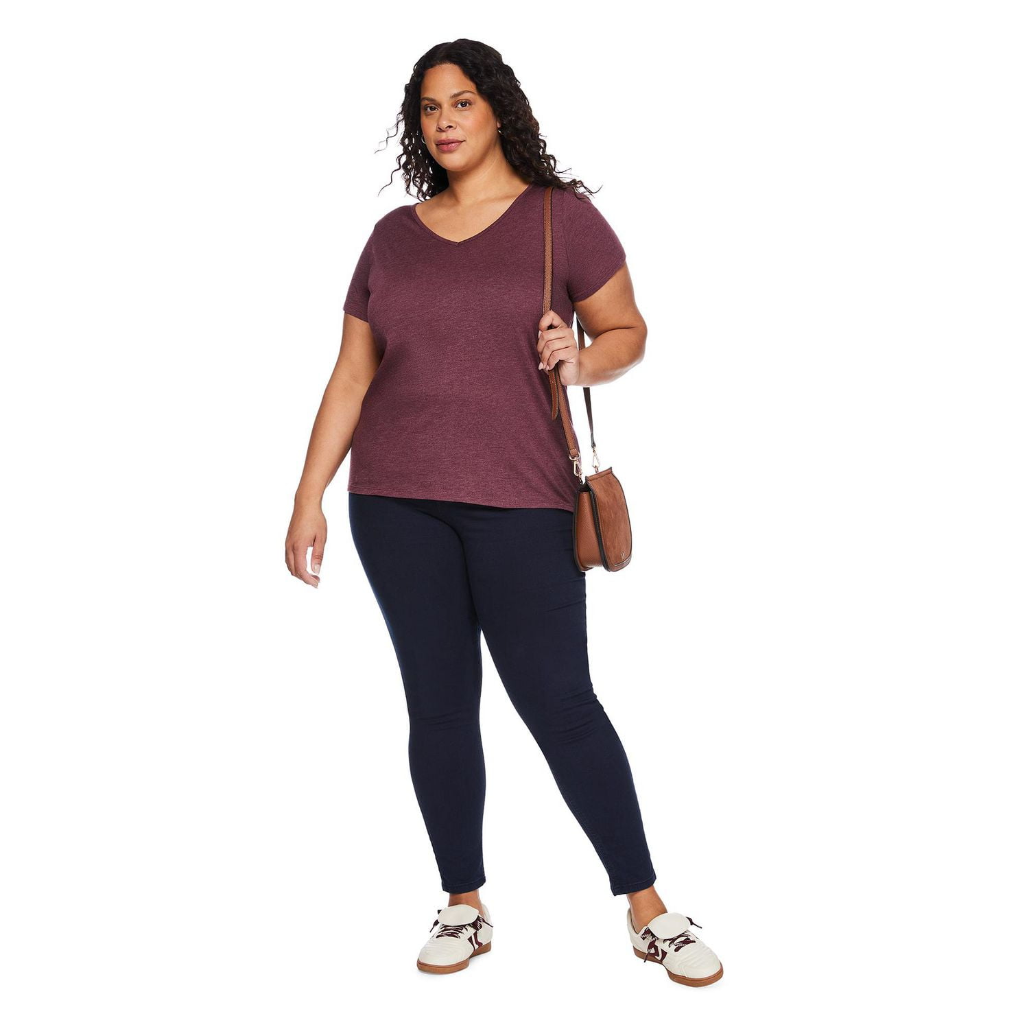 George Women's Plus V-Neckline Tee