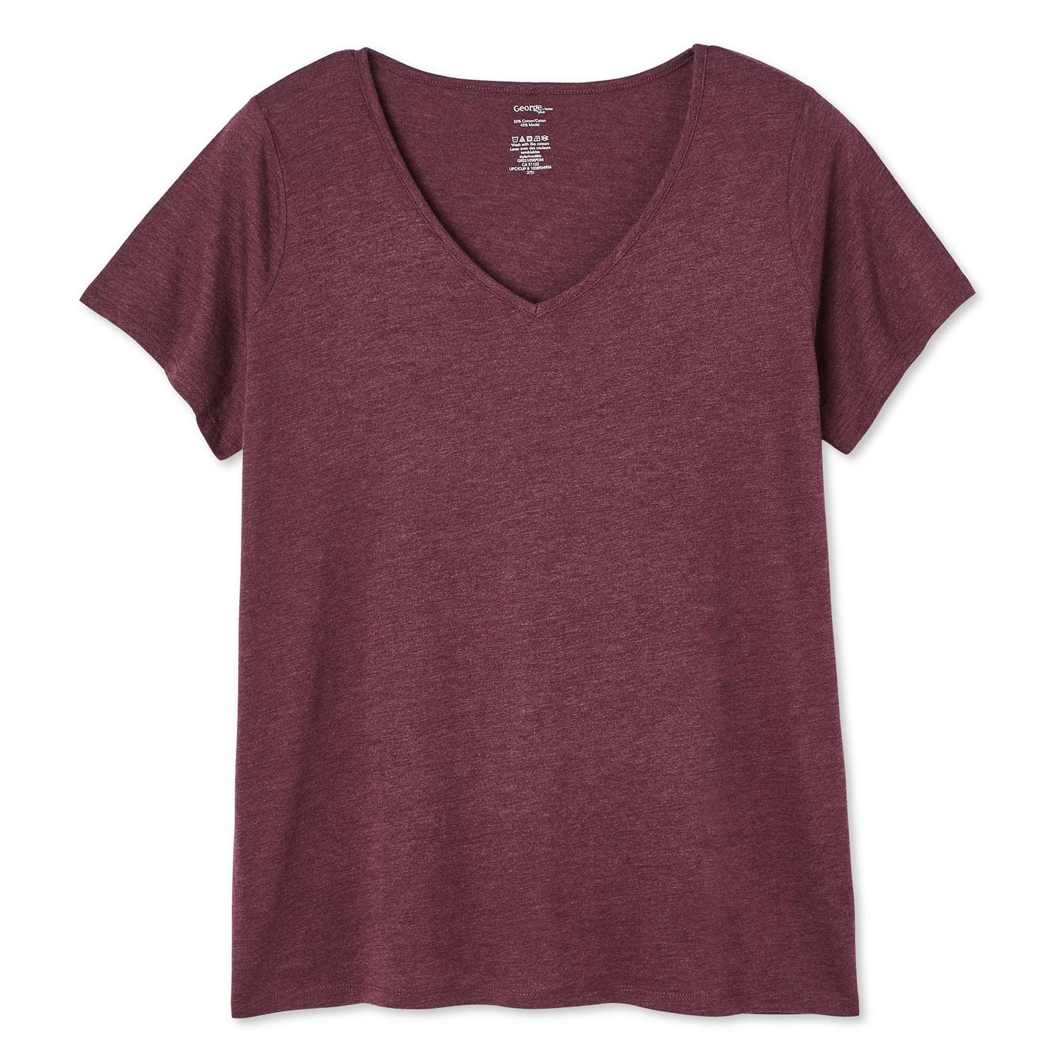 George Women's Plus V-Neckline Tee