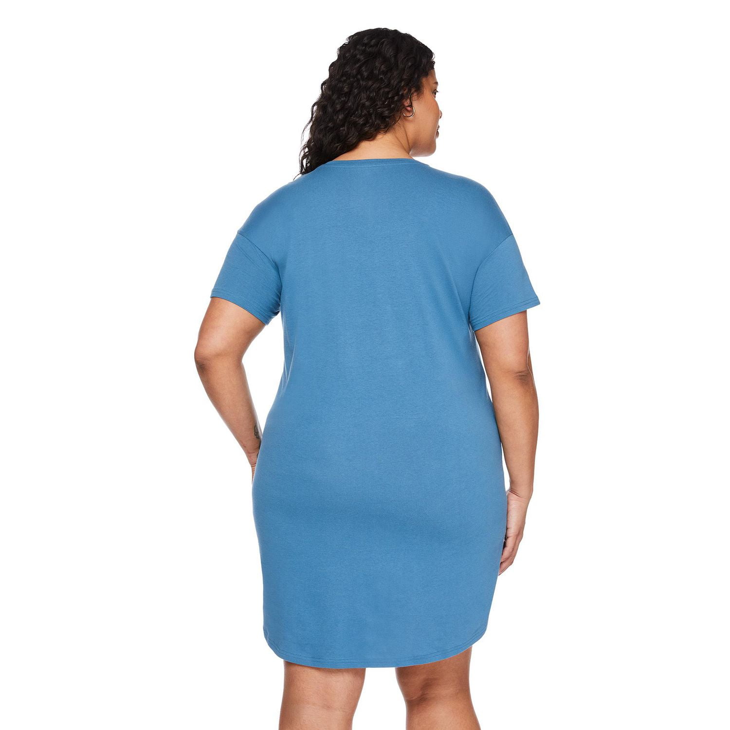 Chemise de nuit à encolure ras du cou George Plus pour femmes
