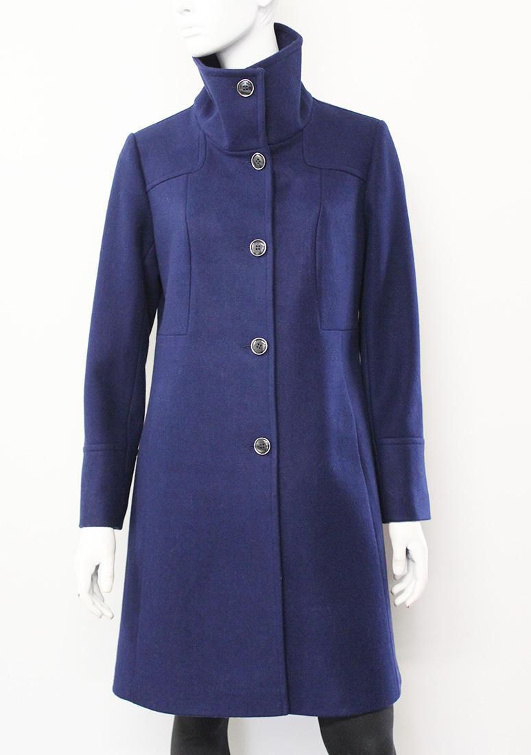 Novelti Women s Stretch Knit Faux Wool Coat Peacoat Jacket Walmart