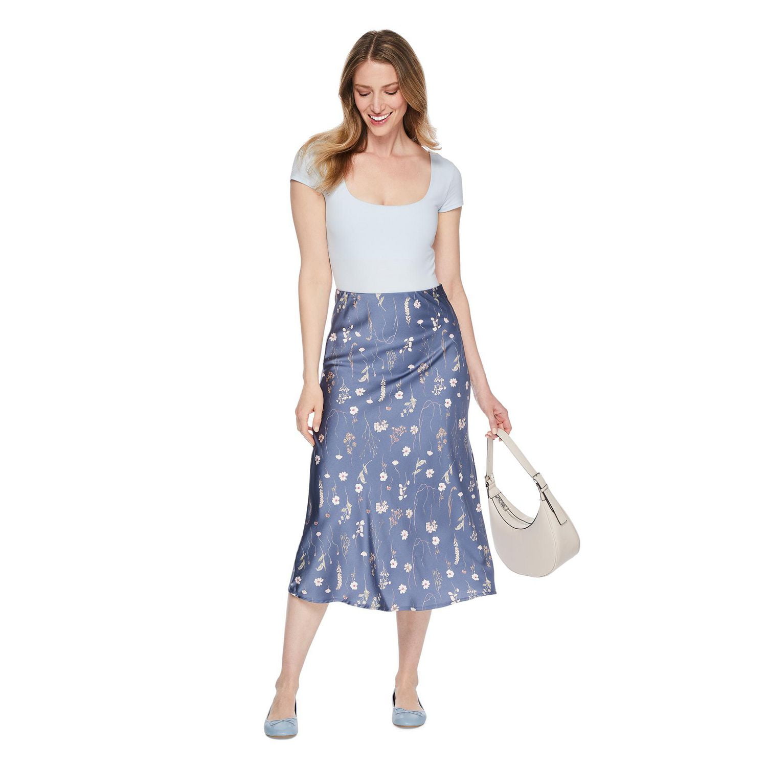 Jupe en satin George pour femmes