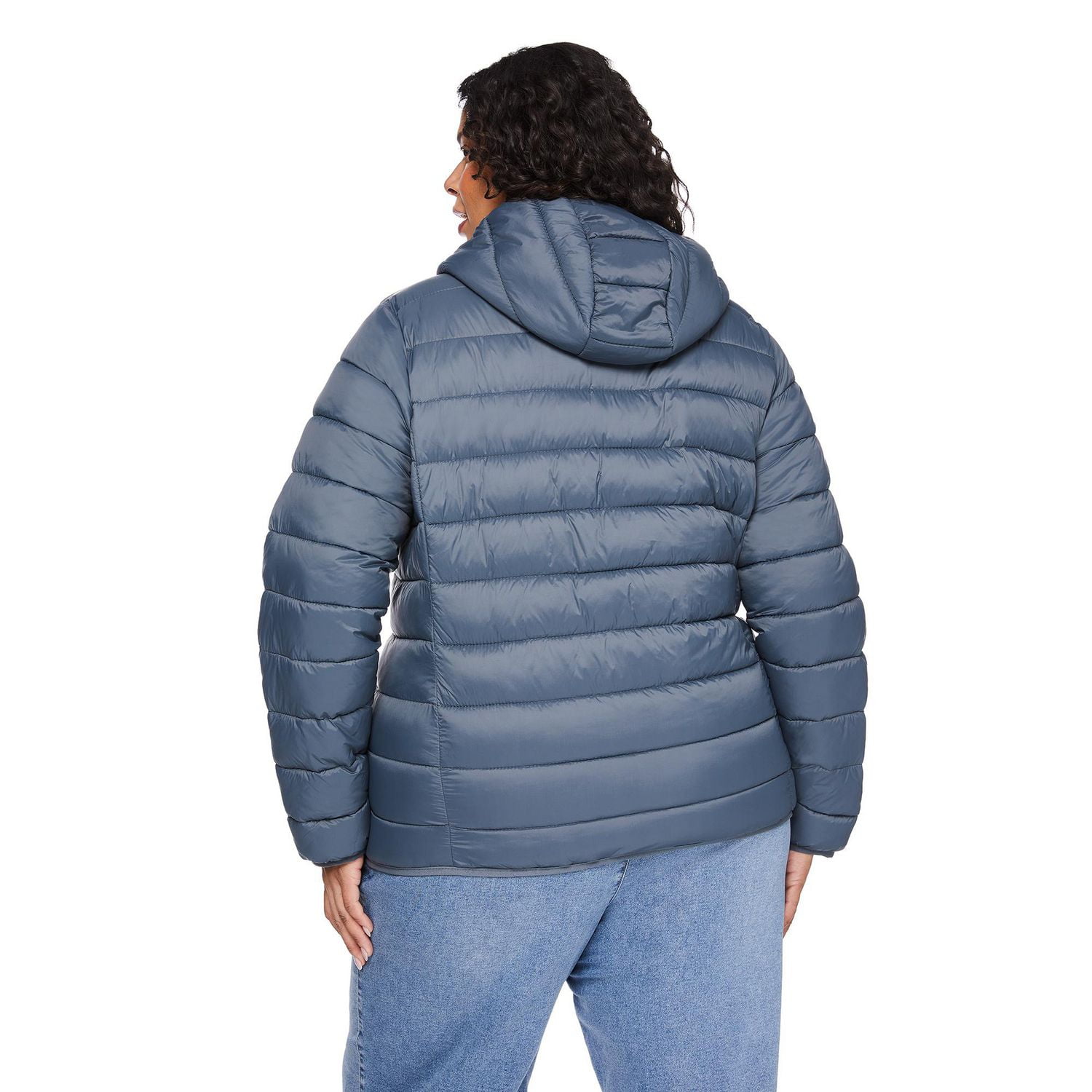 George Women's Plus Packable Puffer Jacket, Sizes 1X-4X