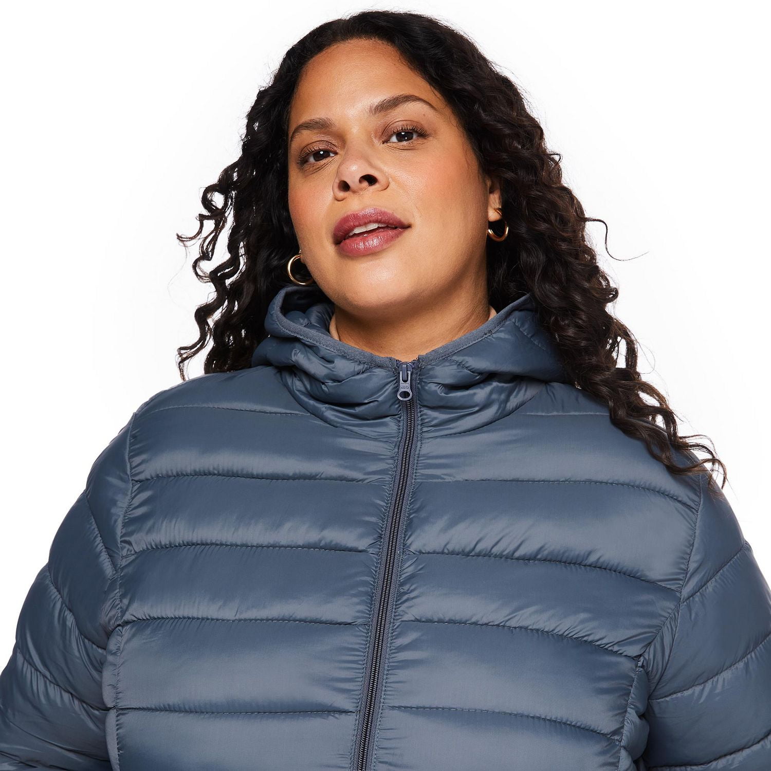 George Women's Plus Packable Puffer Jacket, Sizes 1X-4X