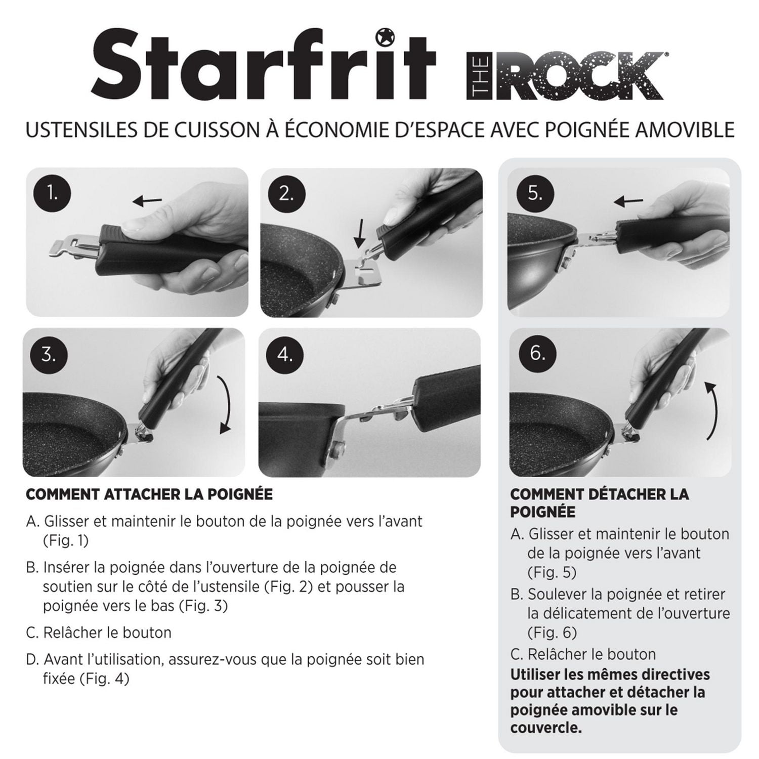 Starfrit The Rock 12-piece cookware set