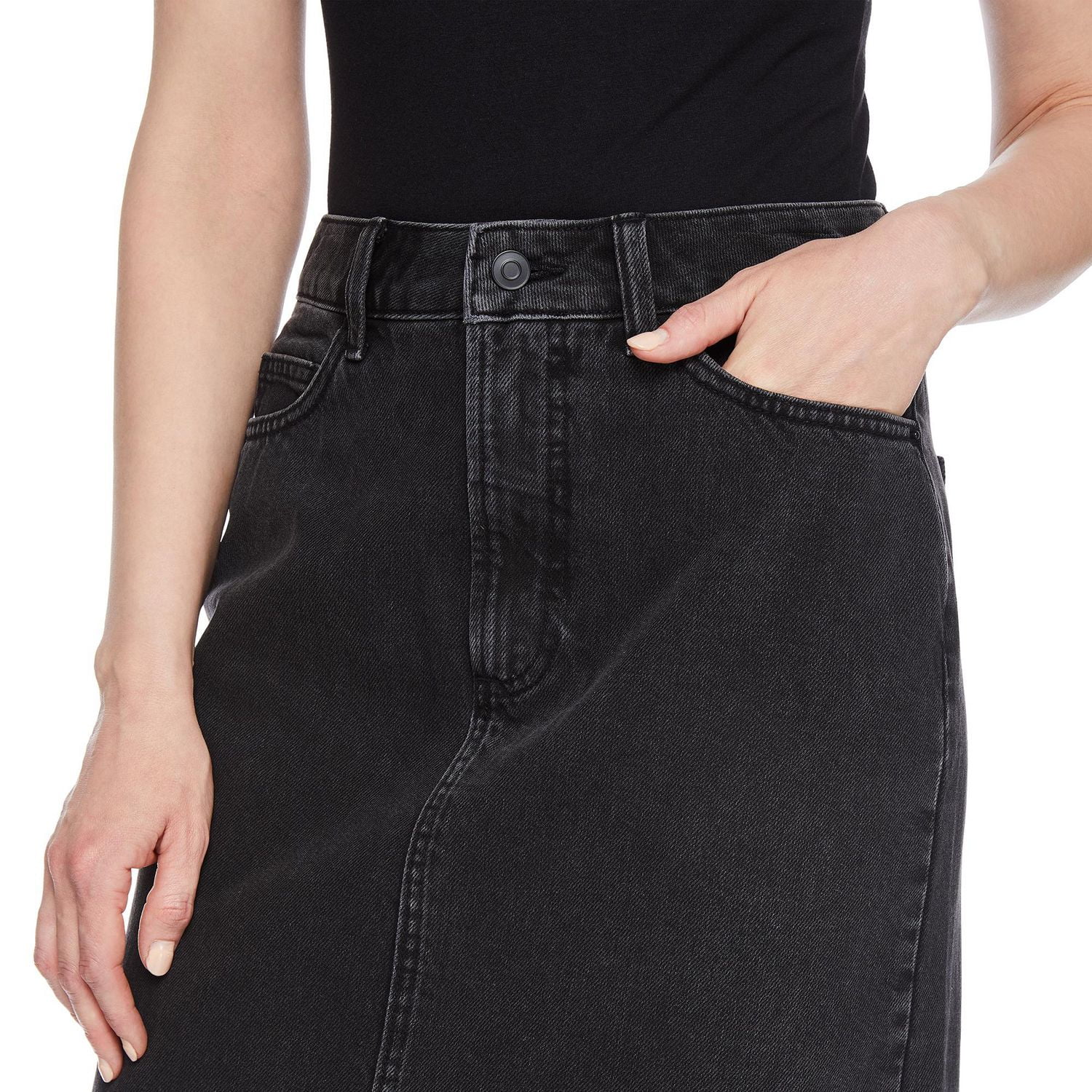 George Women's Denim Maxi Skirt, Sizes 2-18