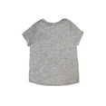 thumbnail image 2 of Ladies Grey Heather Stitch Sitting T-Shirt, 2 of 2
