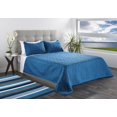 thumbnail image 1 of Safdie & Co. Home Deluxe Collection Teal 100% Polyester Quilt Set, 1 of 1