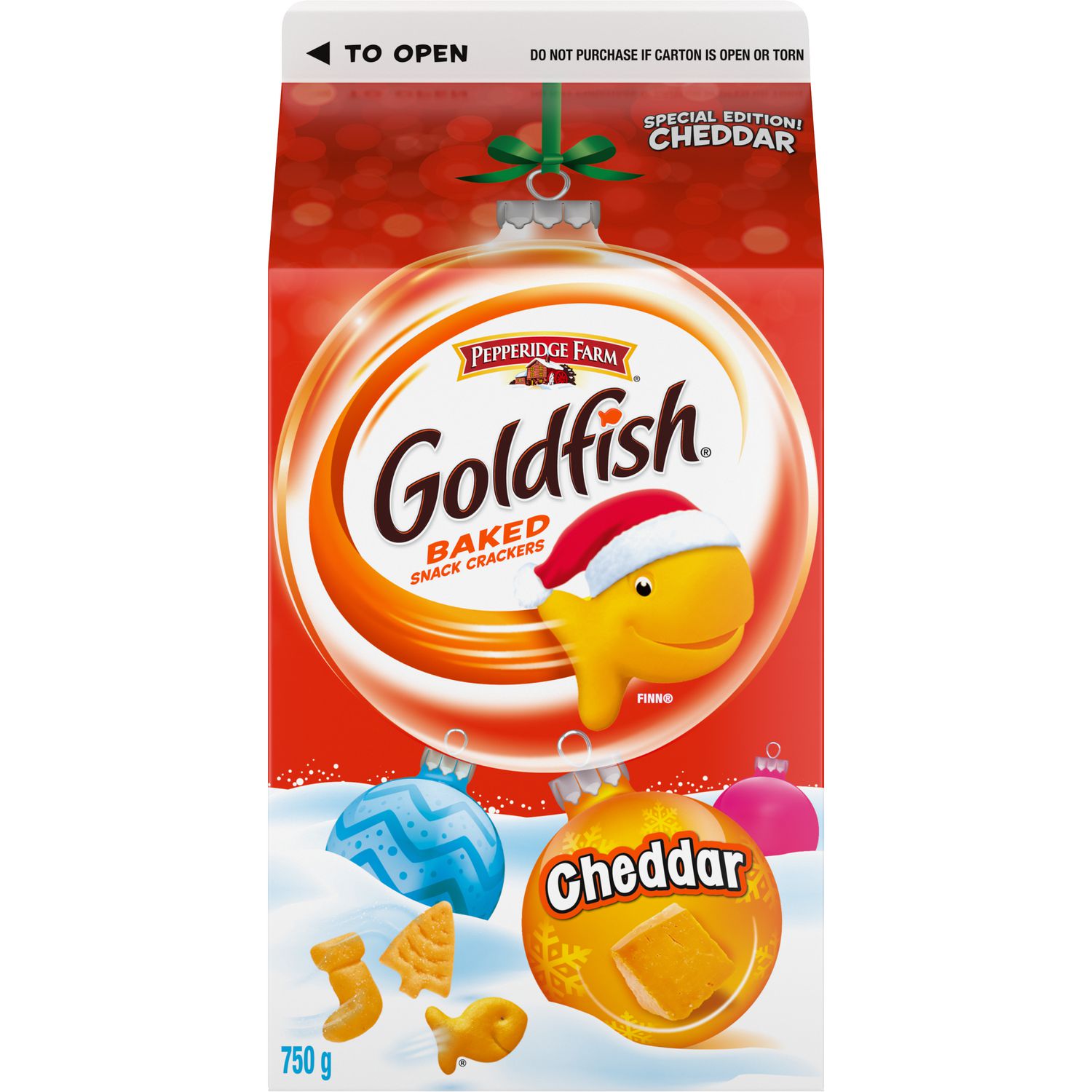 Goldfish Holiday Cheddar 750g Carton, Crackers | Walmart Canada