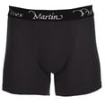 thumbnail image 2 of Yves Martin Men's Solid Rayon Trunks, 2 of 4