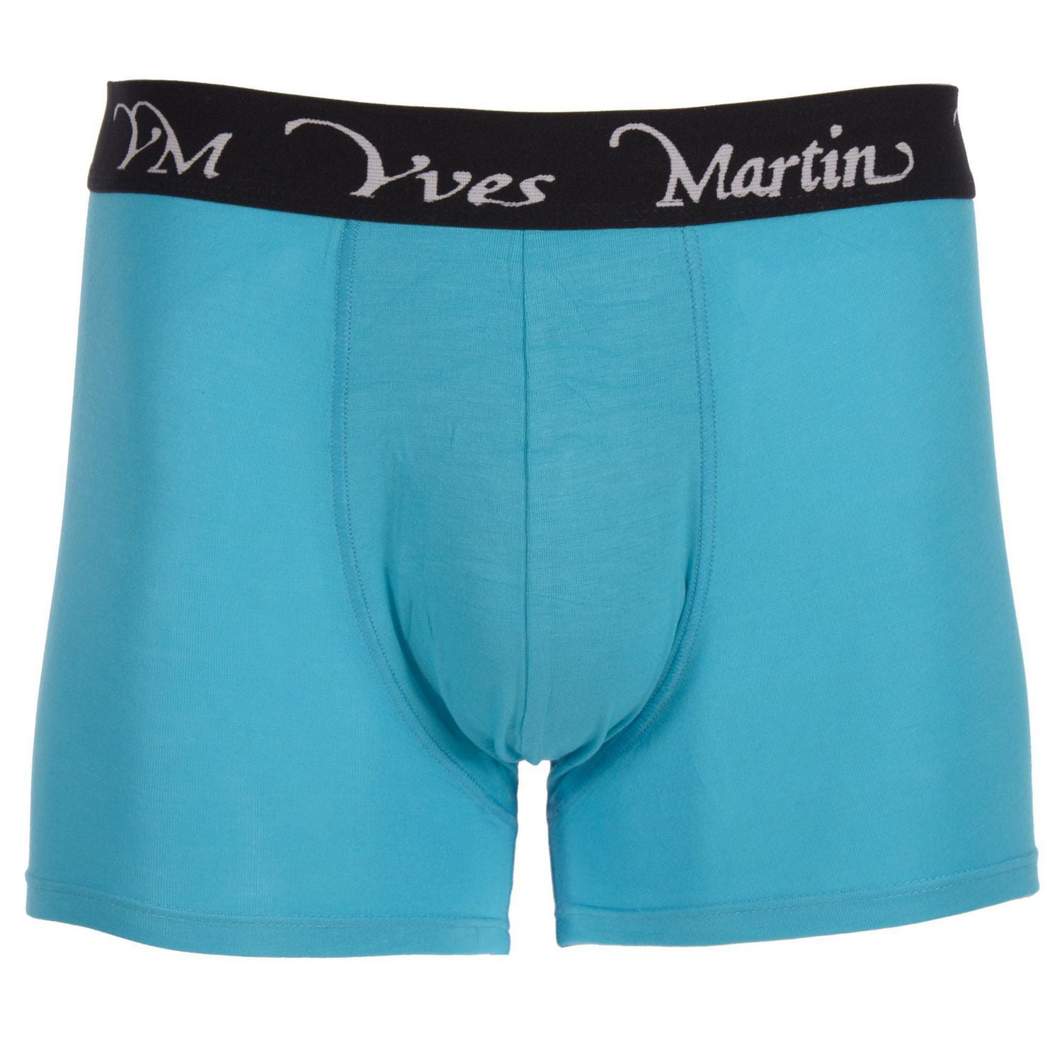 Yves Martin Men's Solid Rayon Trunks
