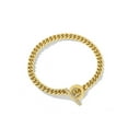 thumbnail image 1 of Luxury Designs Gold-plated Cable Chain Peak Bracelet, 1 of 2
