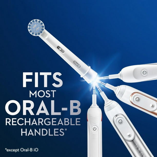 Oral B Sensitive Gum Care Electric Toothbrush Replacement Brush Heads  Refill, white, 3 Count