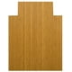 Le sous-chaise de bambou, rectangulaire avec lèvre pour moquette veloutée ayant une épaisseur et tous les types de planchers durs, 36 po x 48 po Bambou Naturel – image 1 sur 1