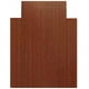 Le sous-chaise de bambou, rectangulaire avec lèvre pour moquette veloutée ayant une épaisseur et tous les types de planchers durs, 36 po x 48 po cerise fonce – image 1 sur 1
