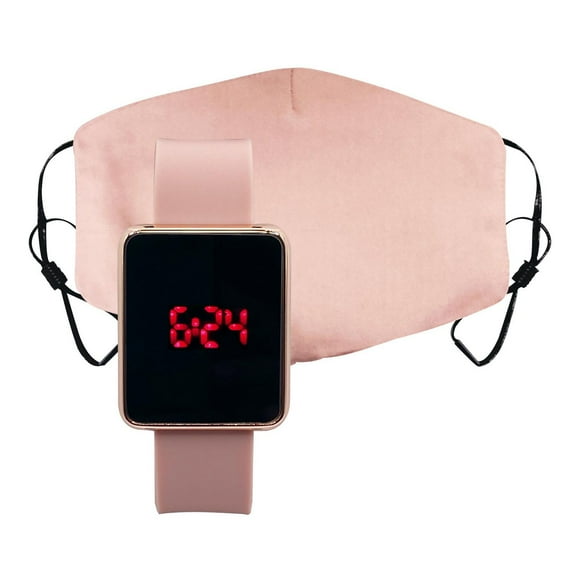 LED Temperature watch with Matching Mask