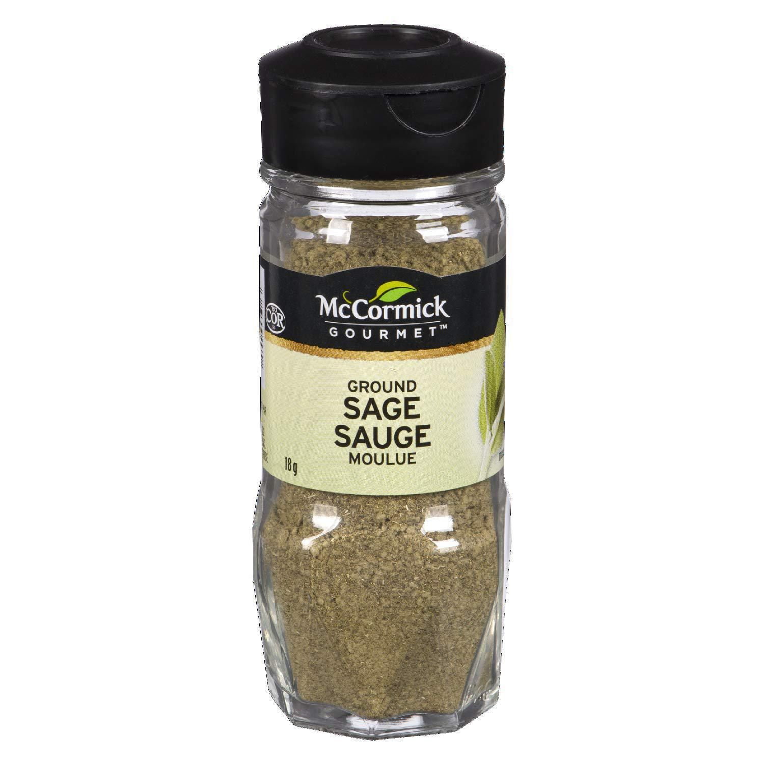 McCormick Gourmet, Ground Sage, 18g | Walmart Canada