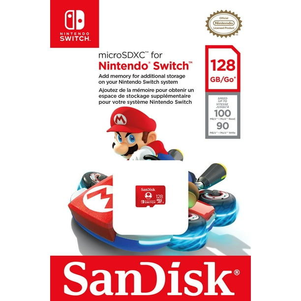 Carte SanDiskMD microSDXCMC pour Nintendo SwitchMC de 128 Go 