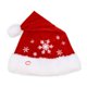 Chapeau de Père Noël ajustable animé avec lumières de 15-17 po – image 1 sur 1