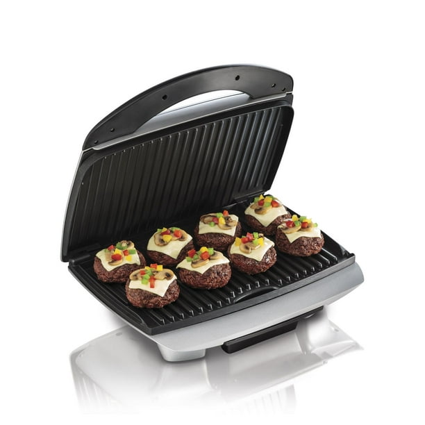 Hamilton Beach Countertop Indoor Grill Gray 25370 - Best Buy