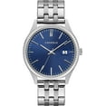 thumbnail image 1 of Montre Caravelle argentée pour hommes, 1 of 1