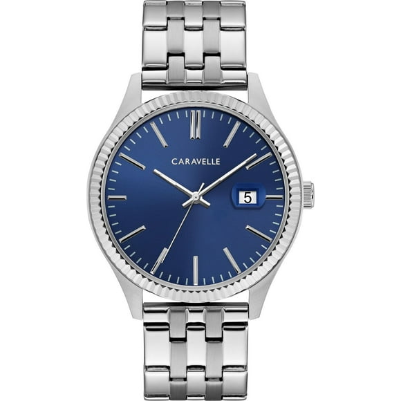 Montre Caravelle argentée pour hommes