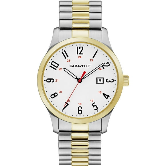 Montre Caravelle deux tons pour hommes