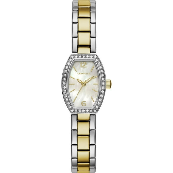 Montre Caravelle deux tons pour femmes