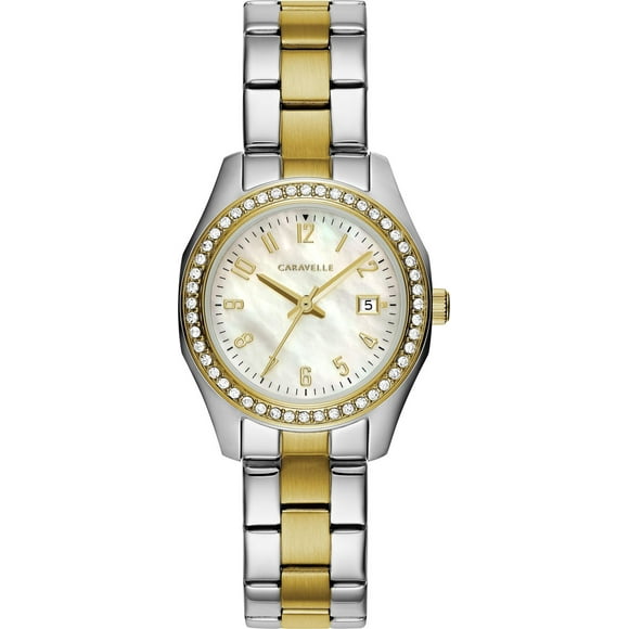 Montre Caravelle deux tons pour femmes