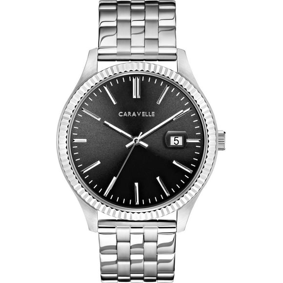 Montre Caravelle argentée pour hommes