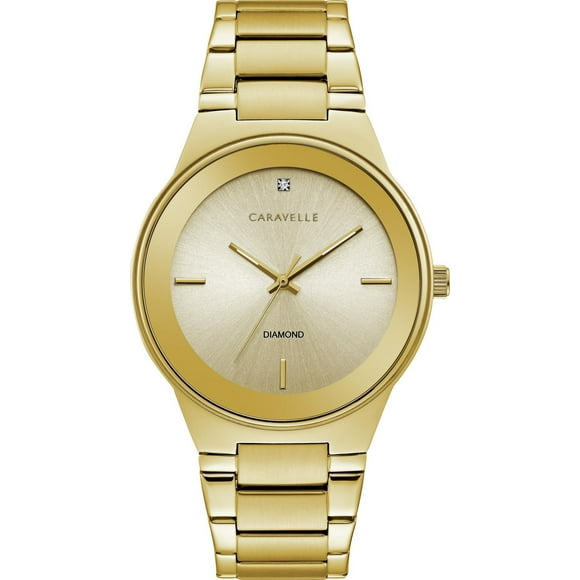 Montre Caravelle dorée pour hommes